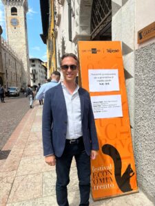 Marco presenta Relygent al festival di Trento